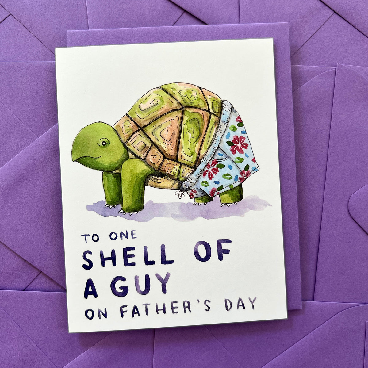 To One Shell Of A Guy Turtle Father's Day Card – Paper Wilderness