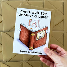 Load image into Gallery viewer, Another Chapter Book Lover Anniversary Card
